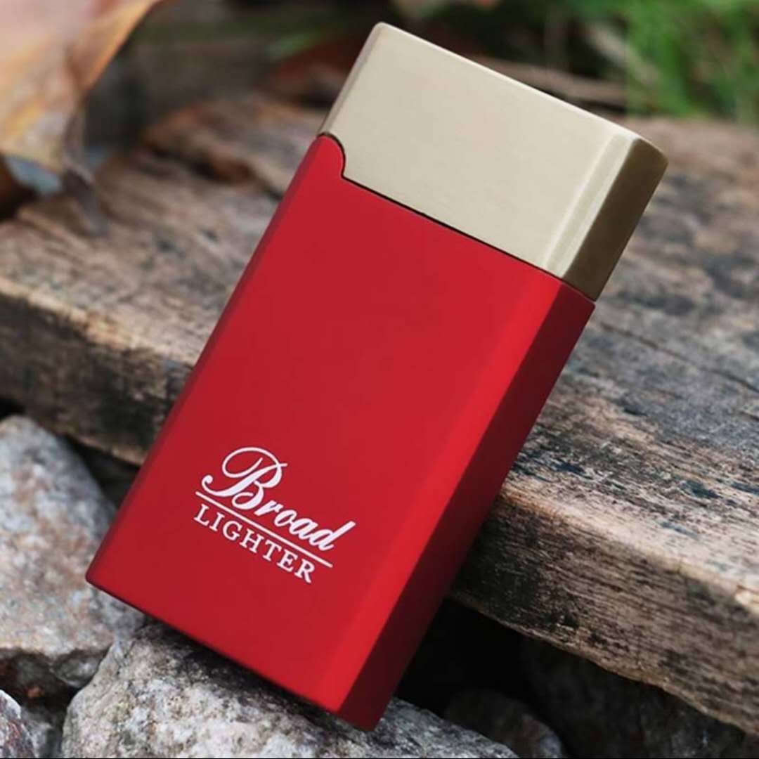 Classic custom LOGO metal lighter red flame gas lighter lighters smoking accessories for gift