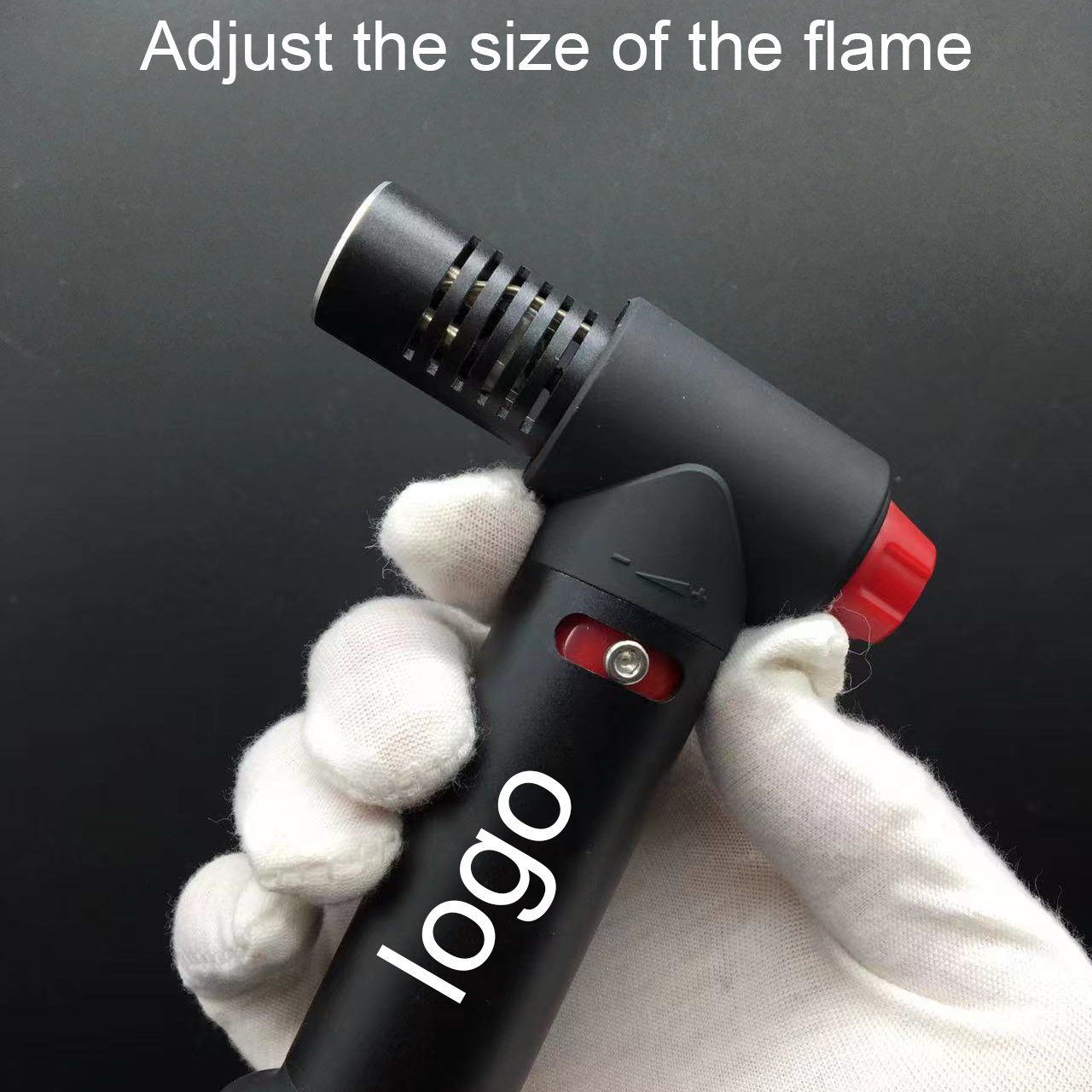 HD new big fire four flame custom torch lighter logotorch lighters jet flame windproof kitchen lighters