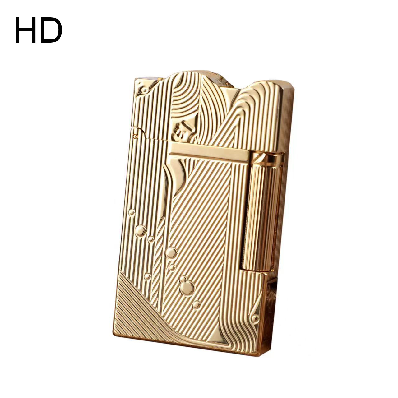 High-end animation joint name Pure brass lighter gift box kerosene lighter handmade sanji lighter