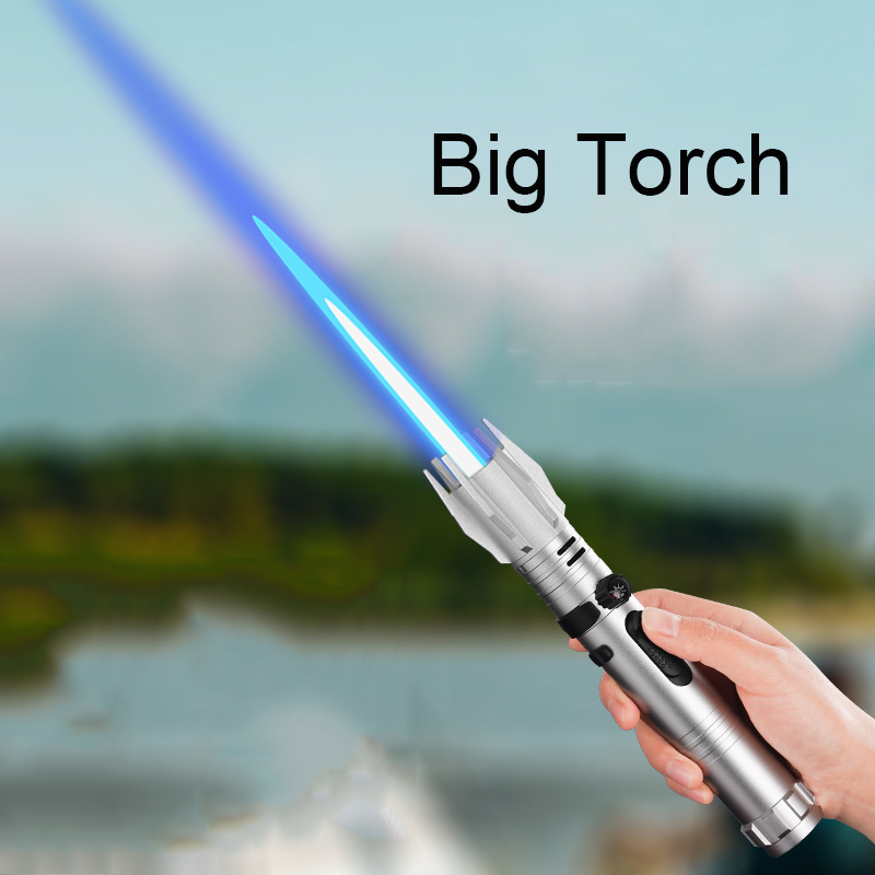 2024 Outdoor Compass Lighter Big Torch Lighter Star Wars Style Lighter High Temperature Kitchen