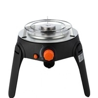 Outdoor portable multifunctional barbecue grill BBQ grill hot pot butane gas filling stove gas stove