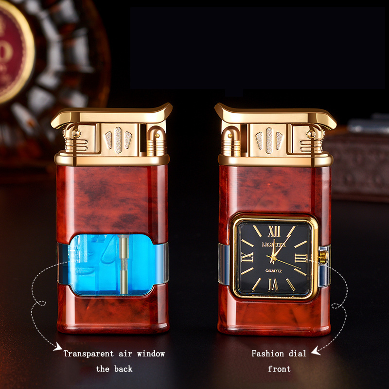 Creative Multifunctional Clock Lighter Personalized Blue Direct Charge Advanced Gift Lighter