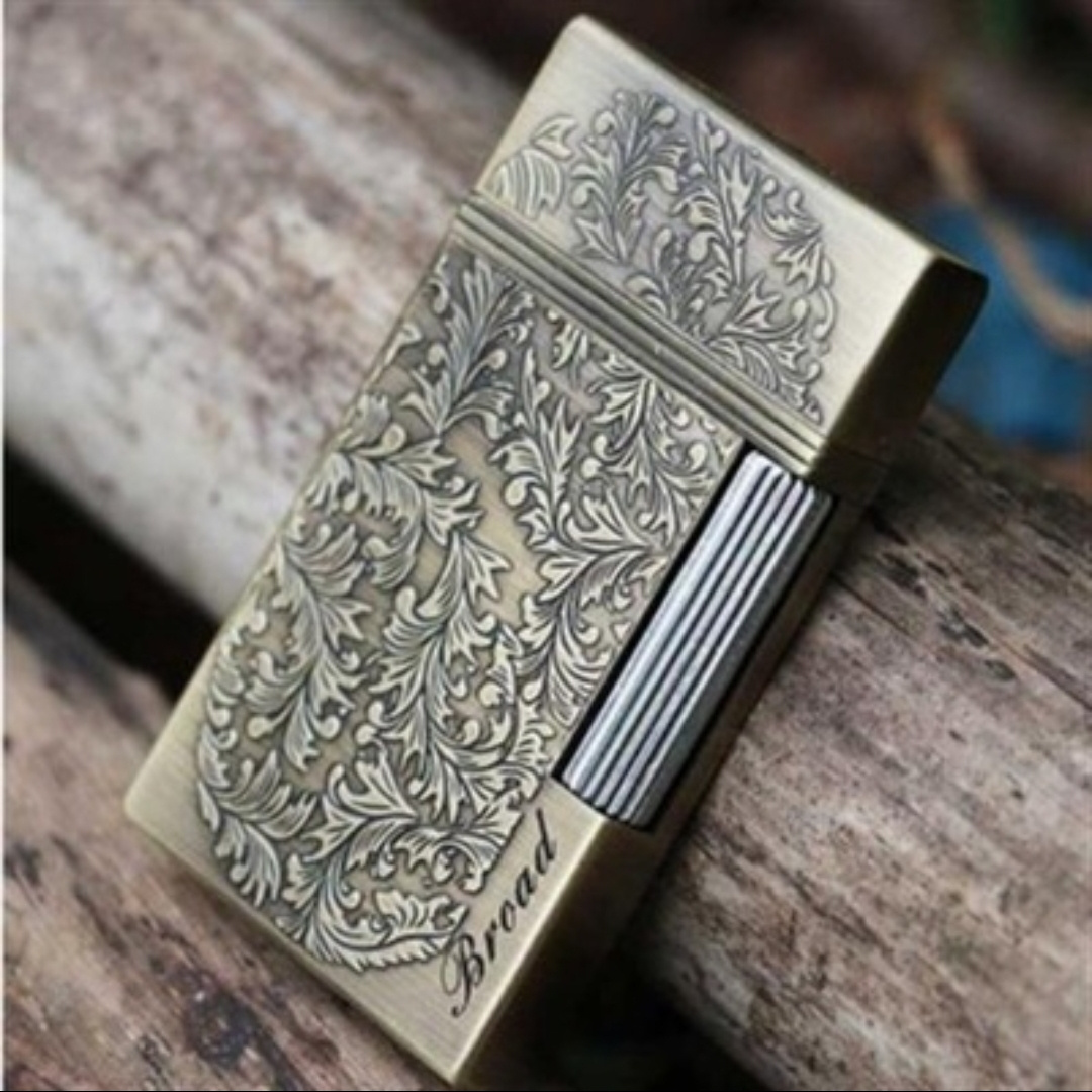 New Style Of Men's Ultra-thin Open Fire Personalized Lighter Custom Lighter Windproof Lighter