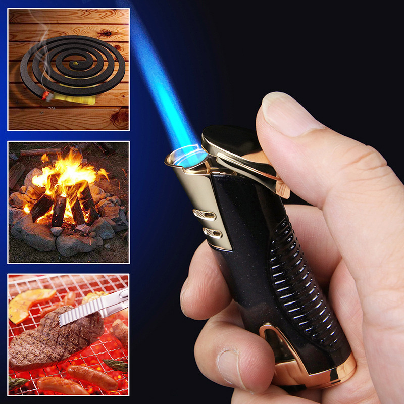 Boutique big inflatable cigar lighter torch butane honest lighters torch lighter for cigarette