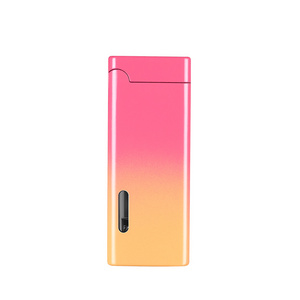 New High Quality Creative Lighters Gradient Color Metal Windproof Cigarette Torch Lighter