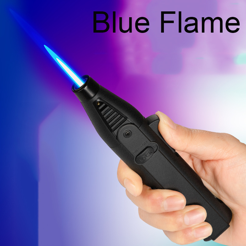 HOT sell Butane Lighters Pen Torch Single Jet Adjustable Butane Refillable lighter for Candle Grill BBQ Camping Welding