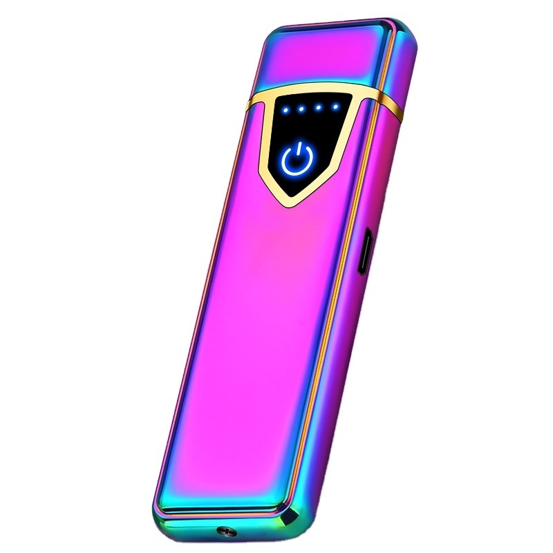 New product fashion windproof arc USB lighter customized logo lighter electric lighter