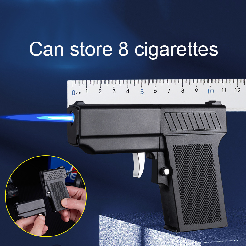 New toy gun model lighter can be split cigarette case fire windproof gun lighter