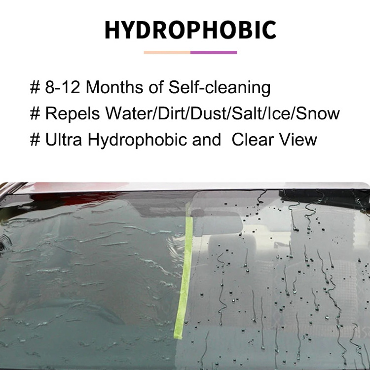 Glass Ceramic Hydrophobic Coating motorcycle Glass Windshield Ceramic Pro 9h For Car Glass Protect Coating