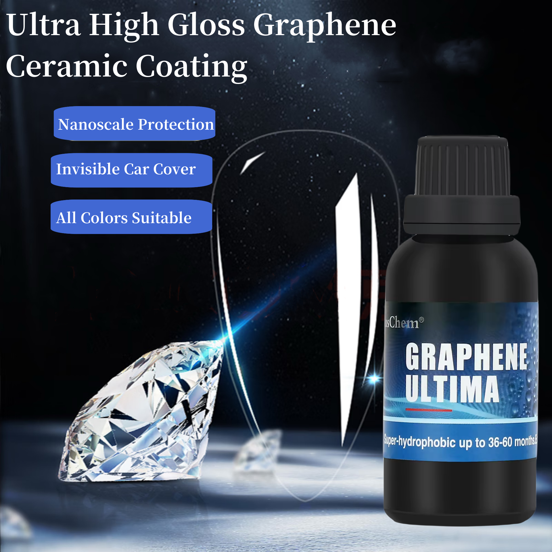 ceramic coating graphene 9H hardness graphene ceramic coating price nano car