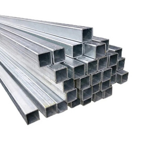 Customized Hot Dipped Square Tube Hollow Steel Metal Tube Pipe Factory Galvanized Steel Rectangular Pipe Hot Rolled Fence Post