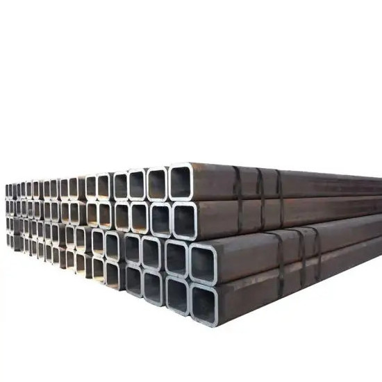 Customized Hot Dipped Square Tube Hollow Steel Metal Tube Pipe Factory Galvanized Steel Rectangular Pipe Hot Rolled Fence Post