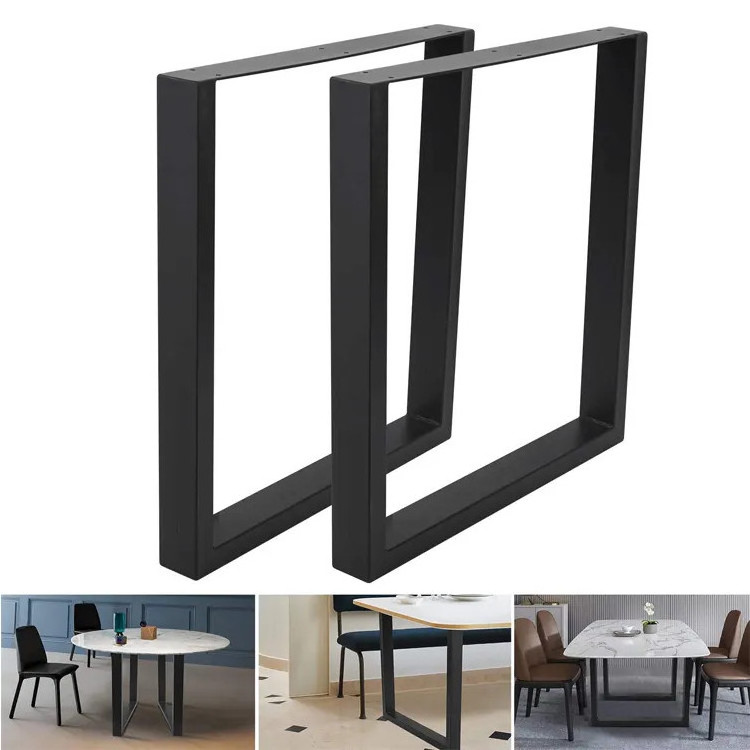 Sofa Legs High Quality Material Cabinet Feet Tapered Living Room Furniture Feet Metal Black Cover Satin Kitchen OEM Hot Steel