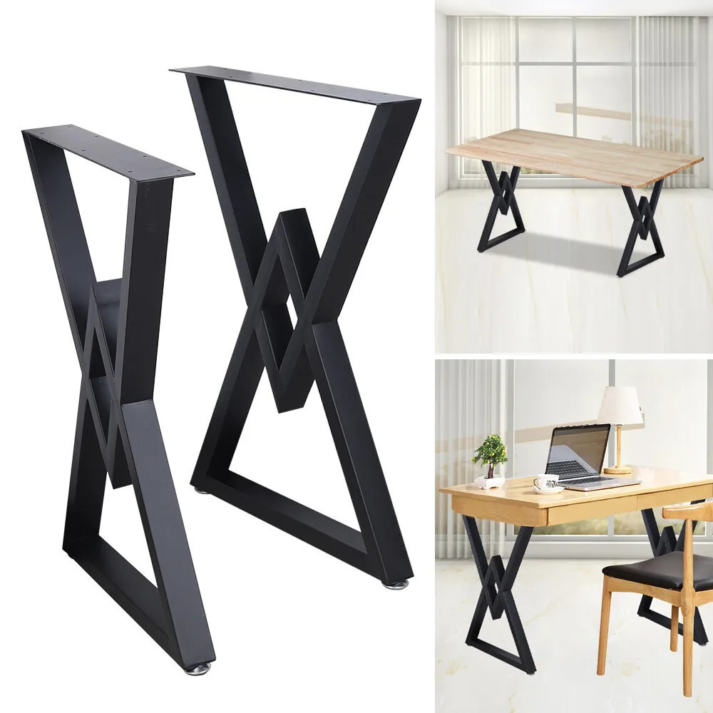 Metal Adjust Foot Leg OEM Steel Tube Modern Contemporary Furniture Black Spider Table Leg for dining table coffee table