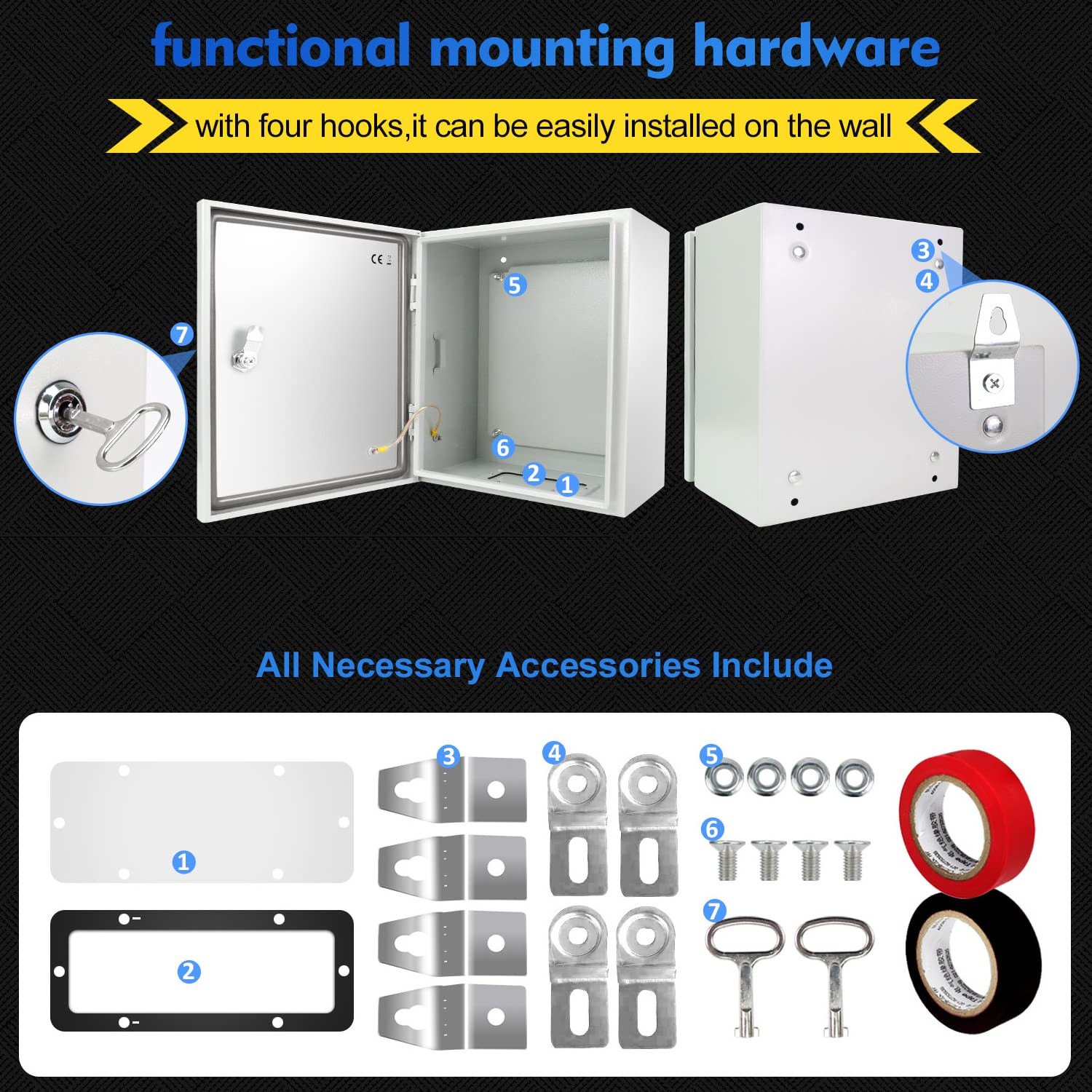 waterproof Electrical aluminum stainless steel OEM ODM Outdoor projector Screen Cabinet Electric Meter Box Metal Enclosure