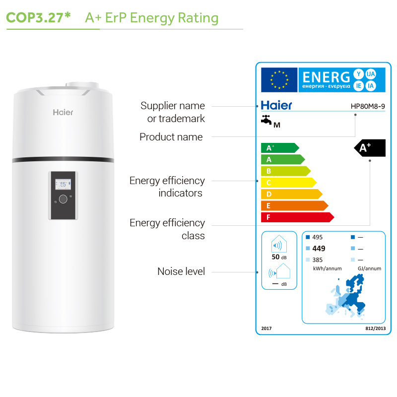 Domestic Hot Water R290 Air To Water Eu Stock Economizer Mini Porridge Cooking Pot Water Heat Pump Boiler