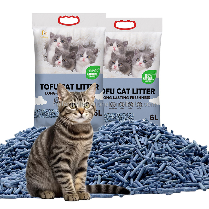 Quick Absorption Cat Litter Odor Control 1.5 mm Strong Flushable Quickly Clumping litter absorbent cat