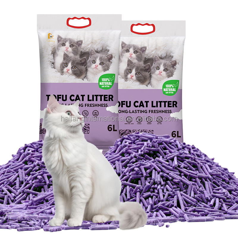 Quick Absorption Cat Litter Odor Control 1.5 mm Strong Flushable Quickly Clumping litter absorbent cat