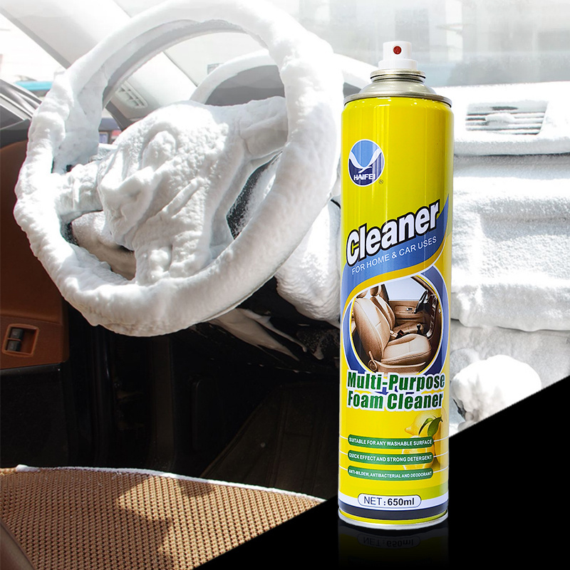 factory price multipurpose foam cleaner car cleaning sprays foam cleaner household leather cleaner 650ml