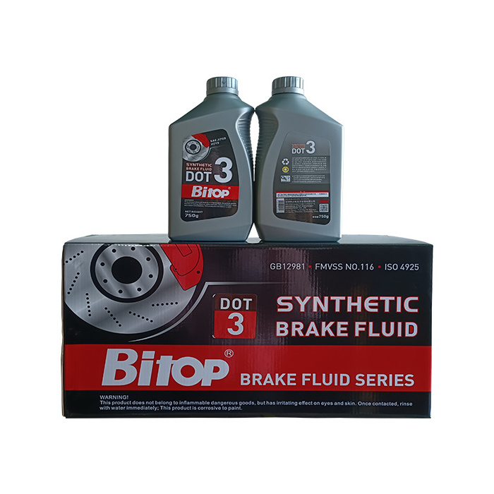 Brake Fluid Plastic Bottle/iron Can Heavy Duty Hydraulic Brake Fluid Dot3 And Dot4 Car Brake Fluid