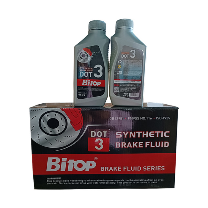 Factory Wholesale Hot Selling Dot3/4 Brake Fluid Oil For Auto Wash And Clean