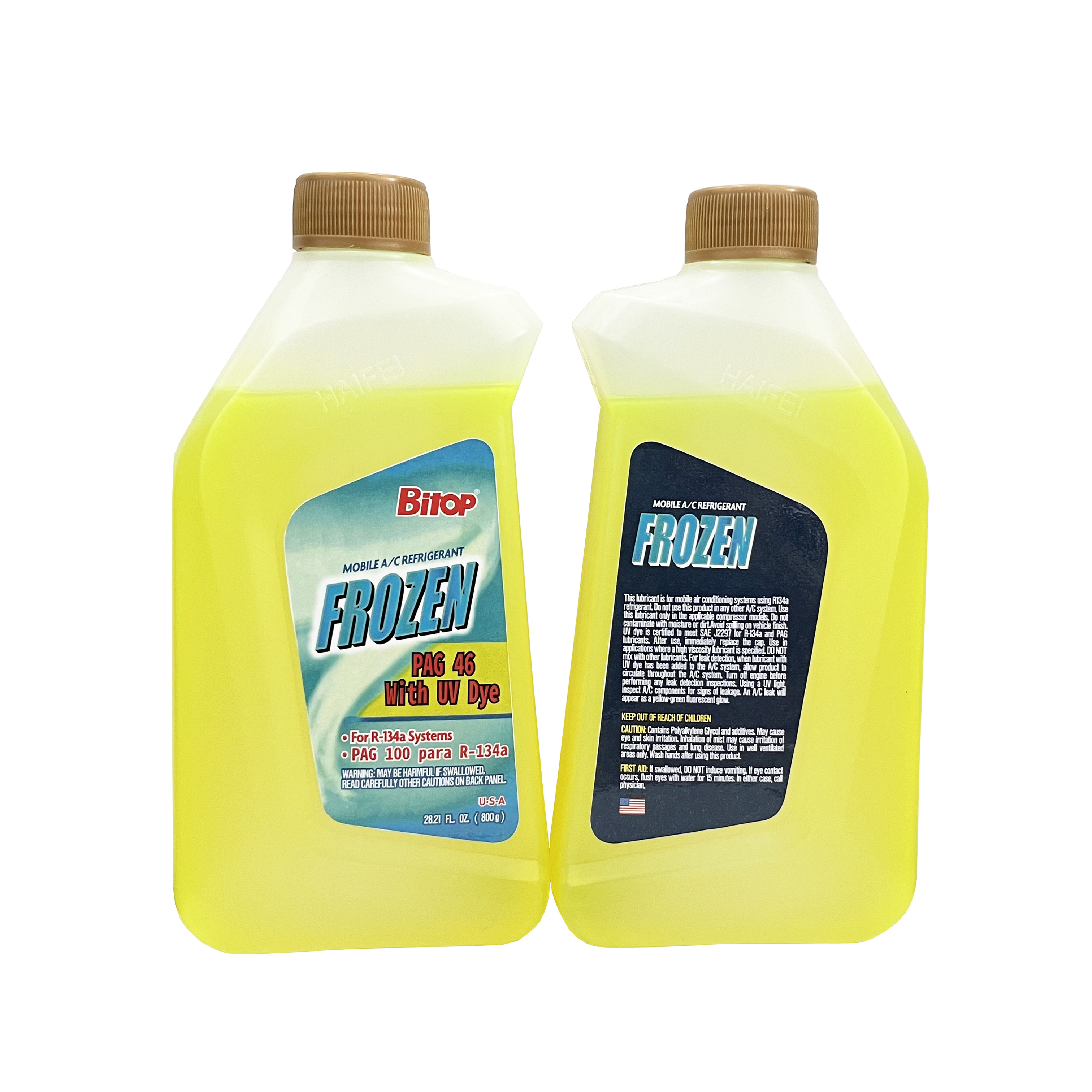 PAG Oil 46/100/150 Viscosity With UV Dye use for Auto R134a Ac System