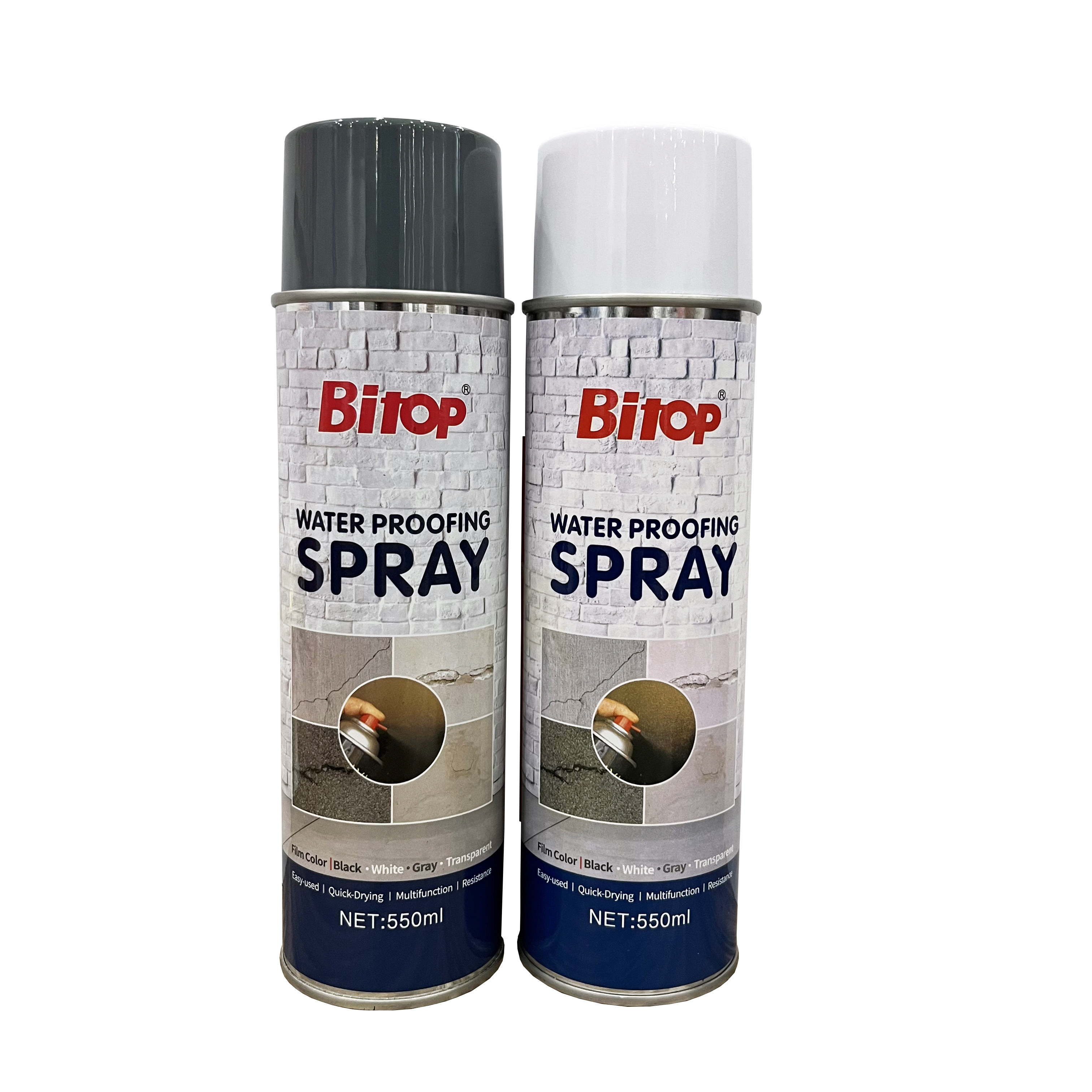 bitop leak spray sealant waterproof spray for building outdoor floor 550ml