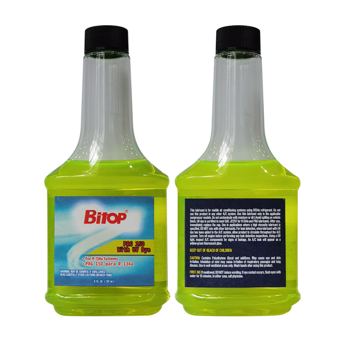 Air Conditioning  PAG 46 PAG 100 PAG 150  R134A refrigerant oil with DYE 1 Little Bottle