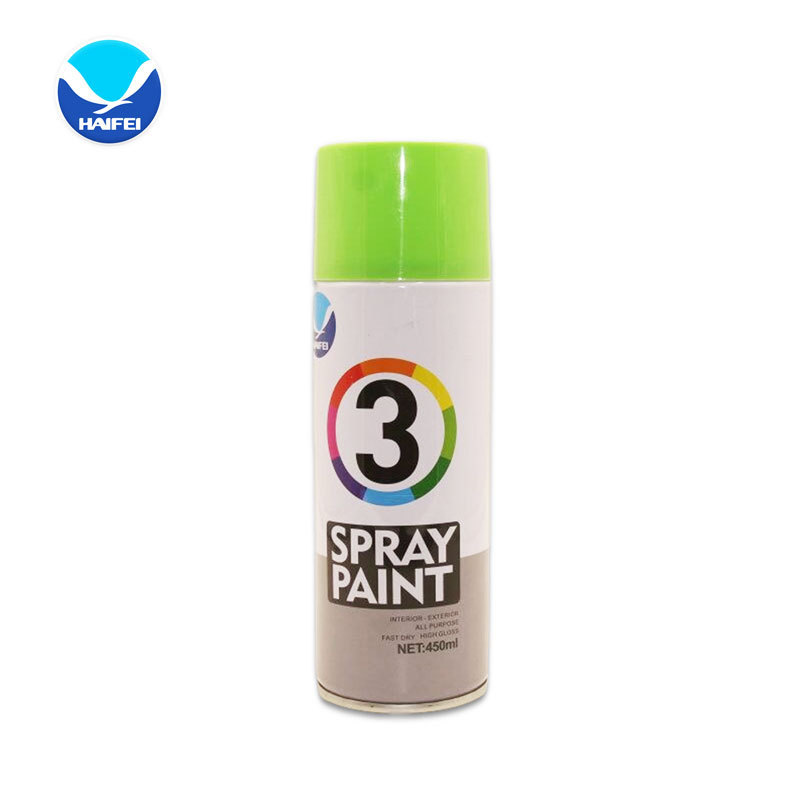 wholesale multi color customized aerosol spray paint for wooden glass iron multi purpose paint sprayer 450ml