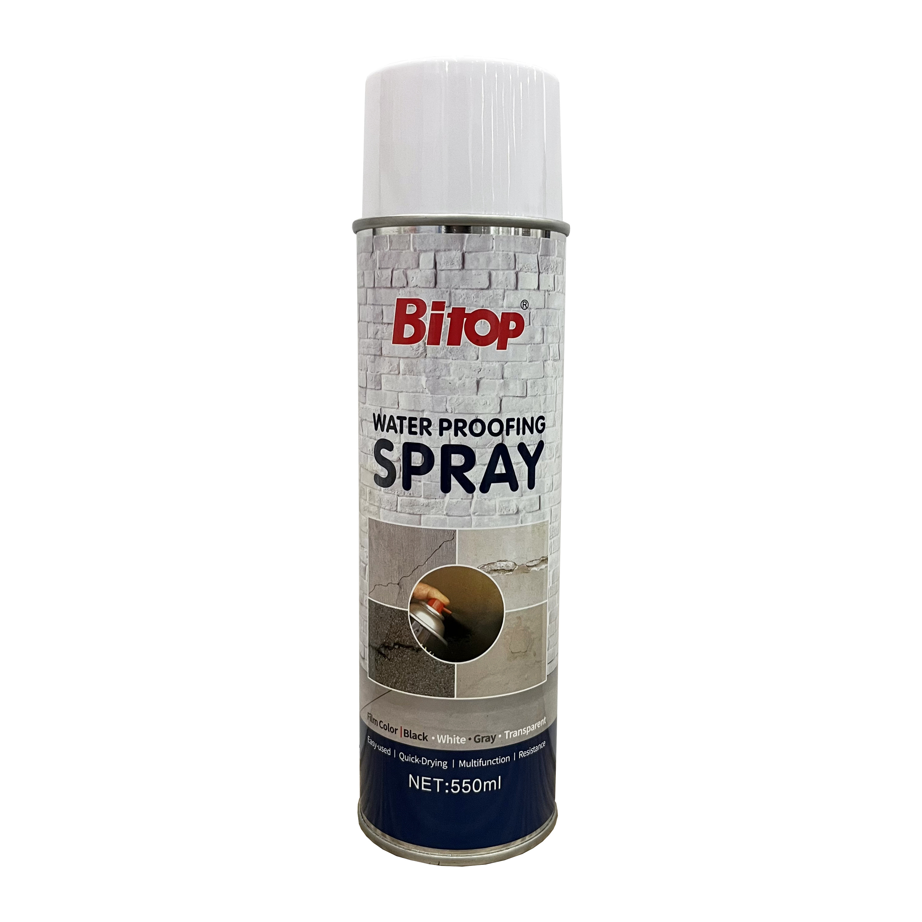 bitop leak spray sealant waterproof spray for building outdoor floor 550ml