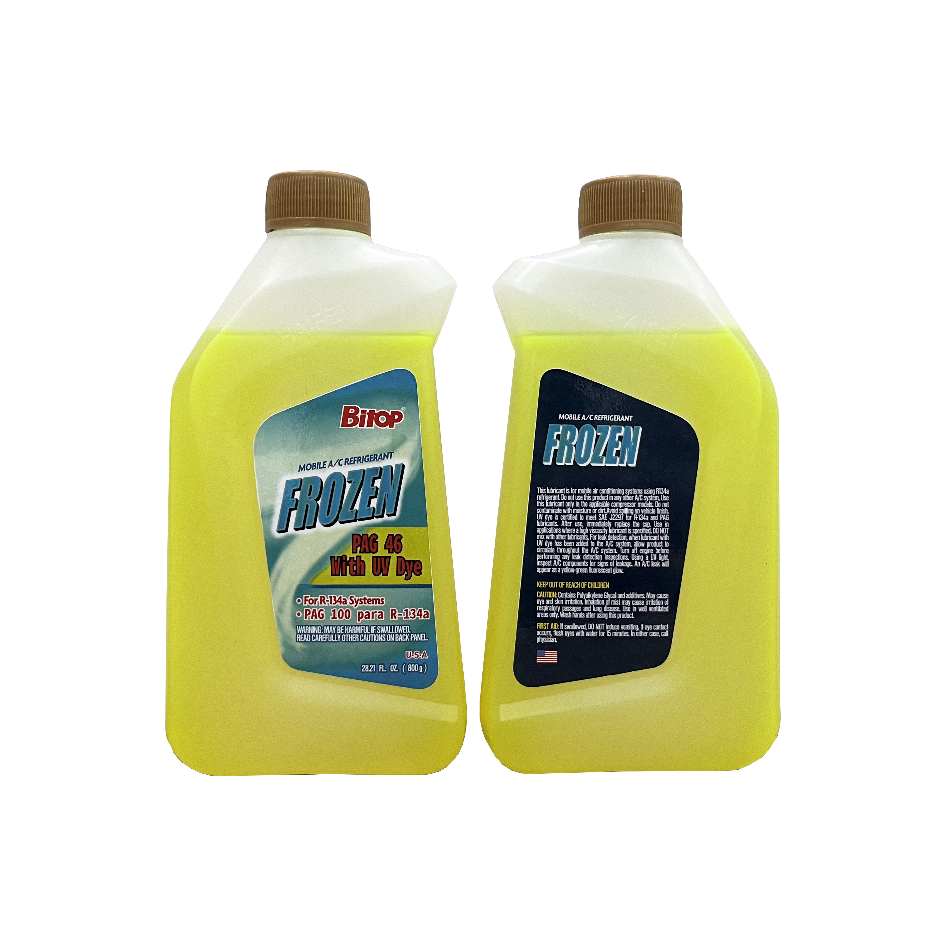 PAG Oil 46/100/150 Viscosity With UV Dye use for Auto R134a Ac System