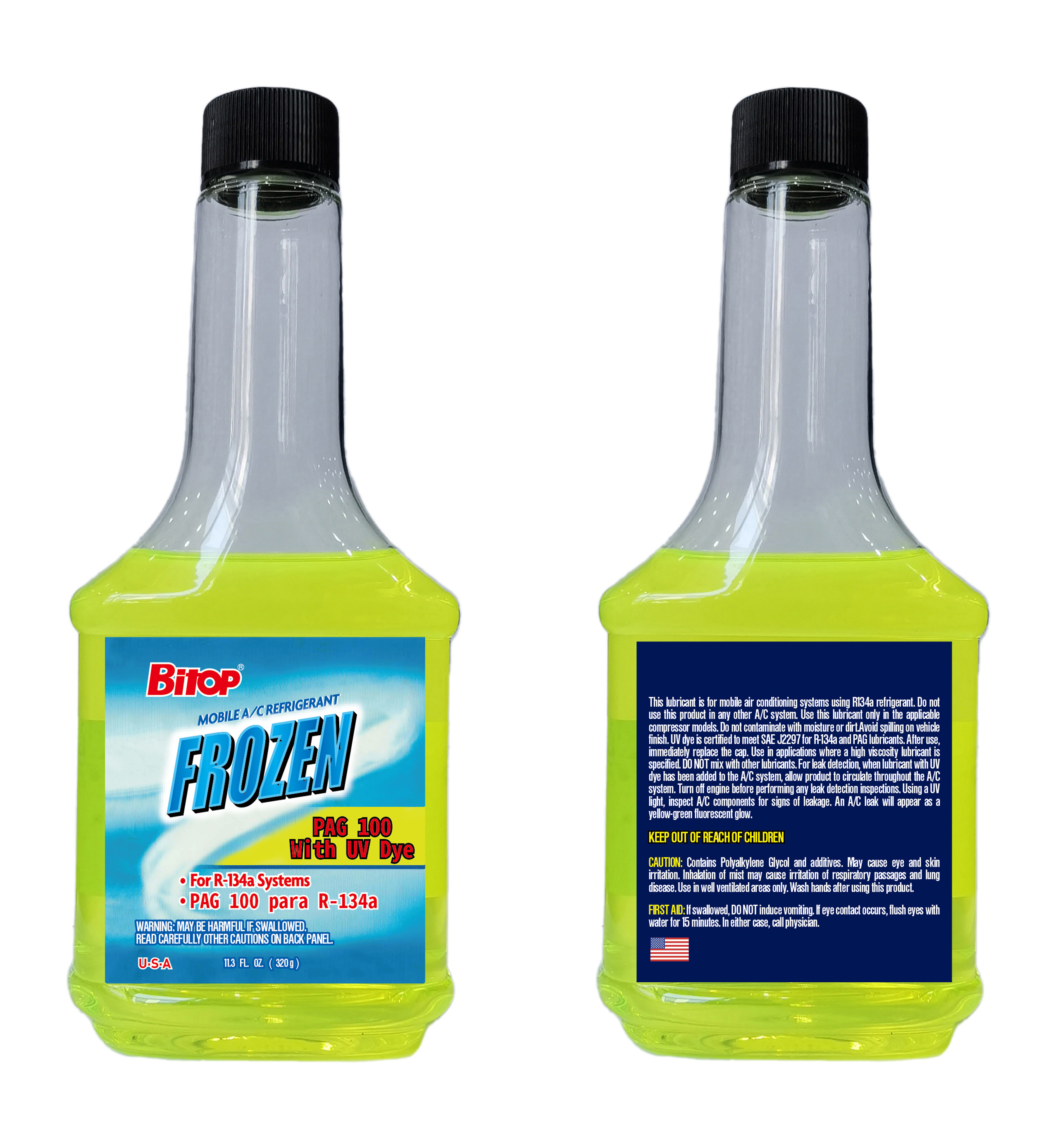 Universal oil with fluorescent leak detection leak test uv dye for car auto conditioning system