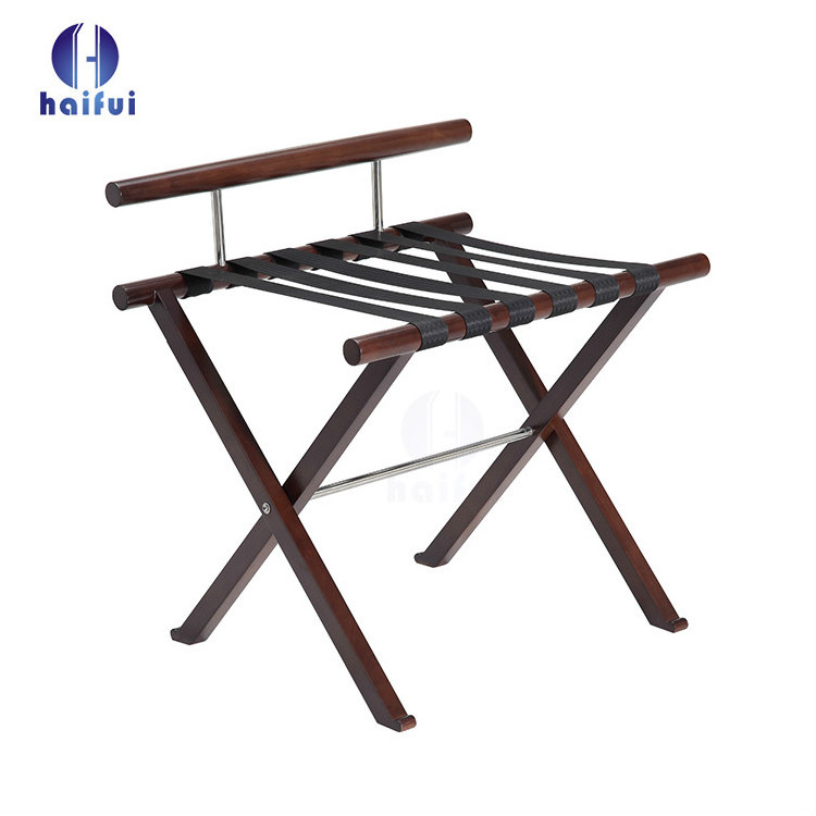 Hotel Guestroom Solid Wood Luggage Rack Stand Baggage Rack