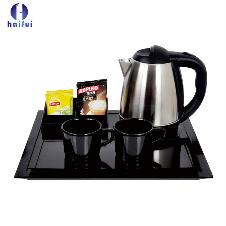 0.6L cordless electric kettle 0.8L electric kettle with ABS water and tea tray set