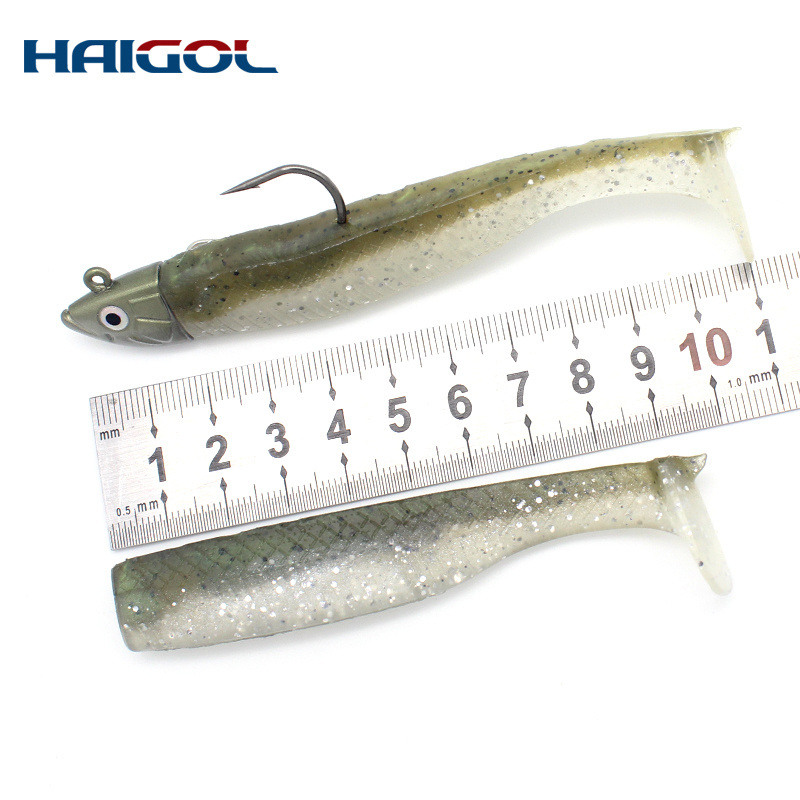 Professional Supplier of Soft Bait with JIG Head Texas Rig Hook for Bass Perch Swing Shad Colorful Swimbait Vibration Minnow Eel