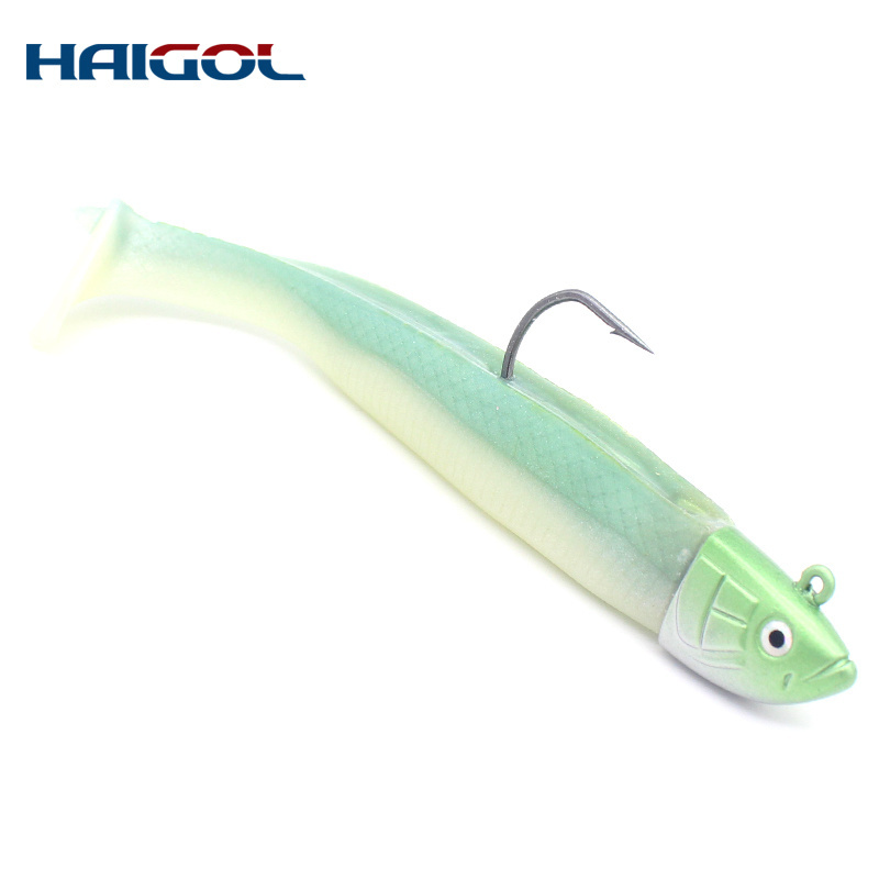 Professional Supplier of Soft Bait with JIG Head Texas Rig Hook for Bass Perch Swing Shad Colorful Swimbait Vibration Minnow Eel