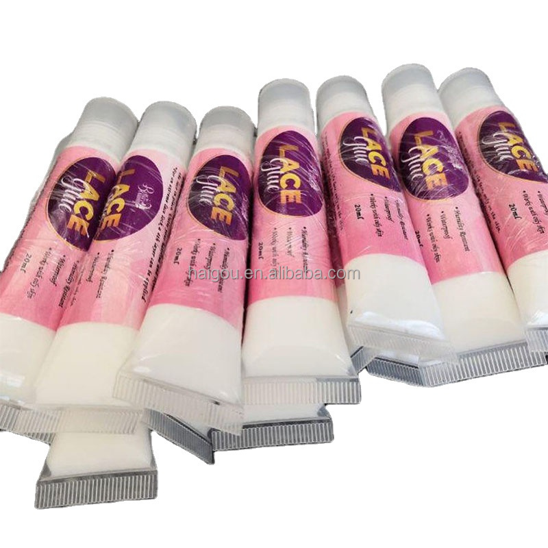 Private Label Super Waterproof Wig Bonding Adhesive Sensitive Skin Lace Glue Waterproof For Hair Systems