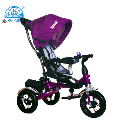 2022 baby walker tricycle 4 in 1 trike , child tricycle with 2 seats , cheap kids tricycle