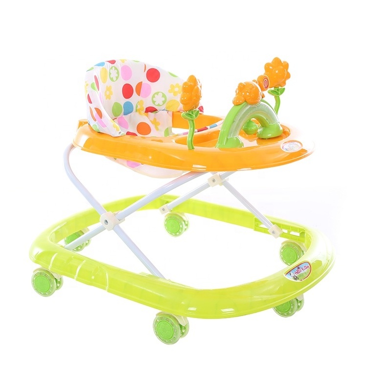 European style safety foldable baby walker with music