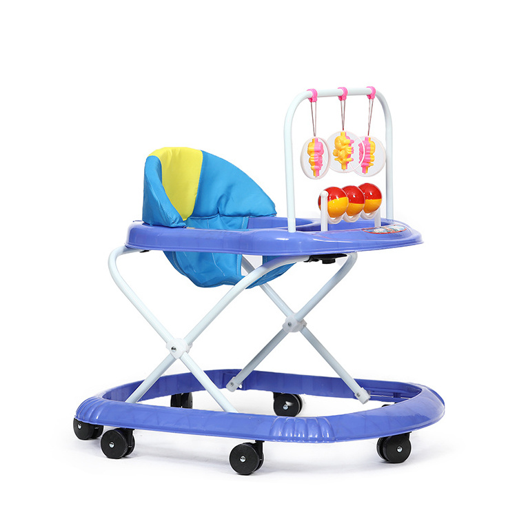 Wholesale plastic frame baby walkers for exercising/ 2018 new material folding kids walker/China oem baby doll waker for sale