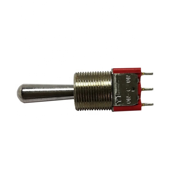 3pin 3 position standard handle ON-NONE-ON SPDT 5A 125VAC Sub-miniature toggle switch