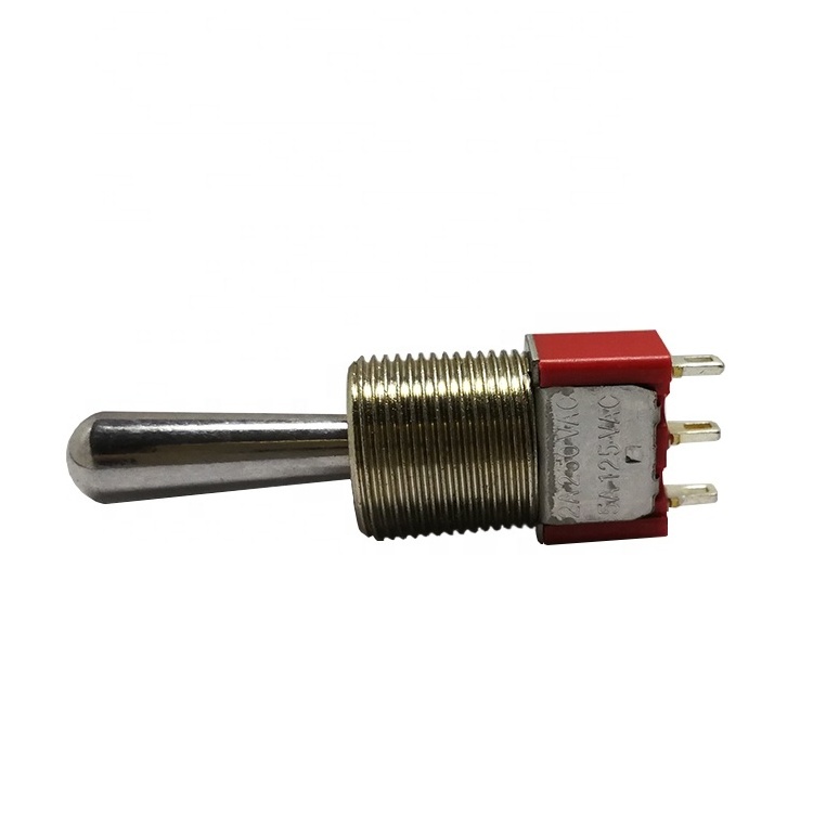 3pin 3 position standard handle ON-NONE-ON SPDT 5A 125VAC Sub-miniature toggle switch