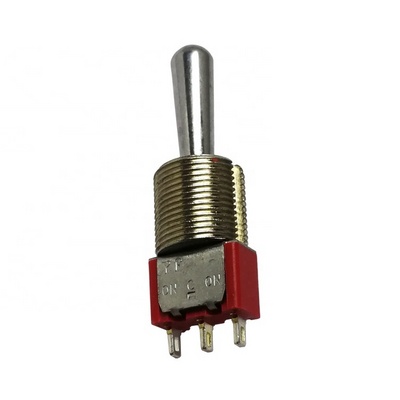 3pin 3 position standard handle ON-NONE-ON SPDT 5A 125VAC Sub-miniature toggle switch