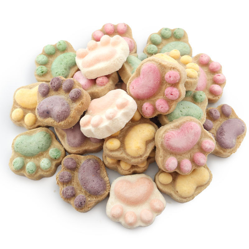 New Products Various Color Factory Direct Sale  Freeze-Dried Cat Claw Biscuits