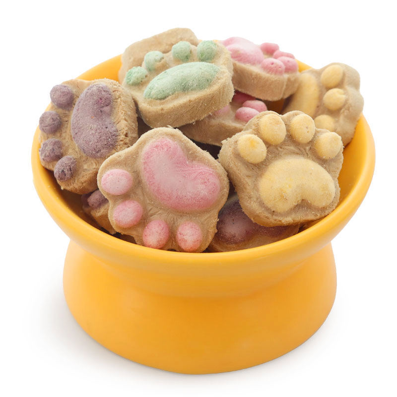 New Products Various Color Factory Direct Sale  Freeze-Dried Cat Claw Biscuits