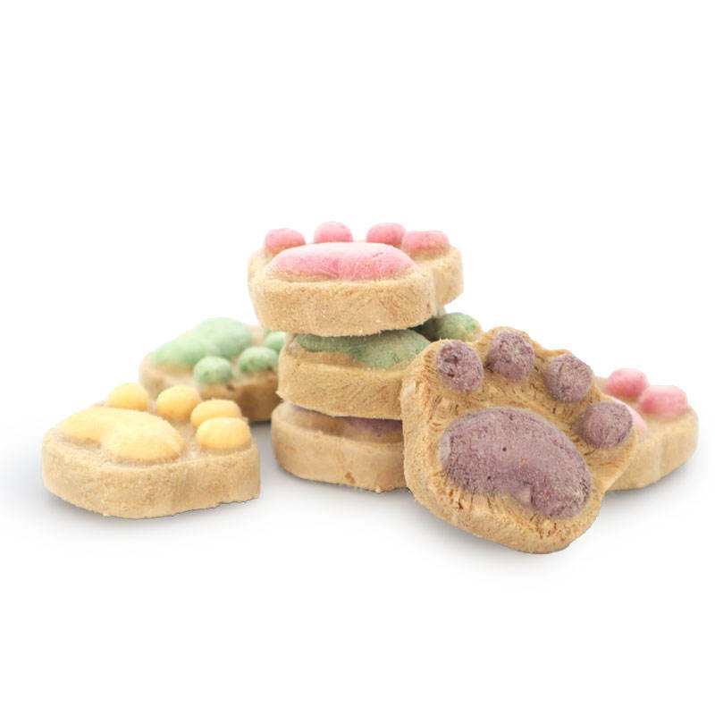 New Products Various Color Factory Direct Sale  Freeze-Dried Cat Claw Biscuits