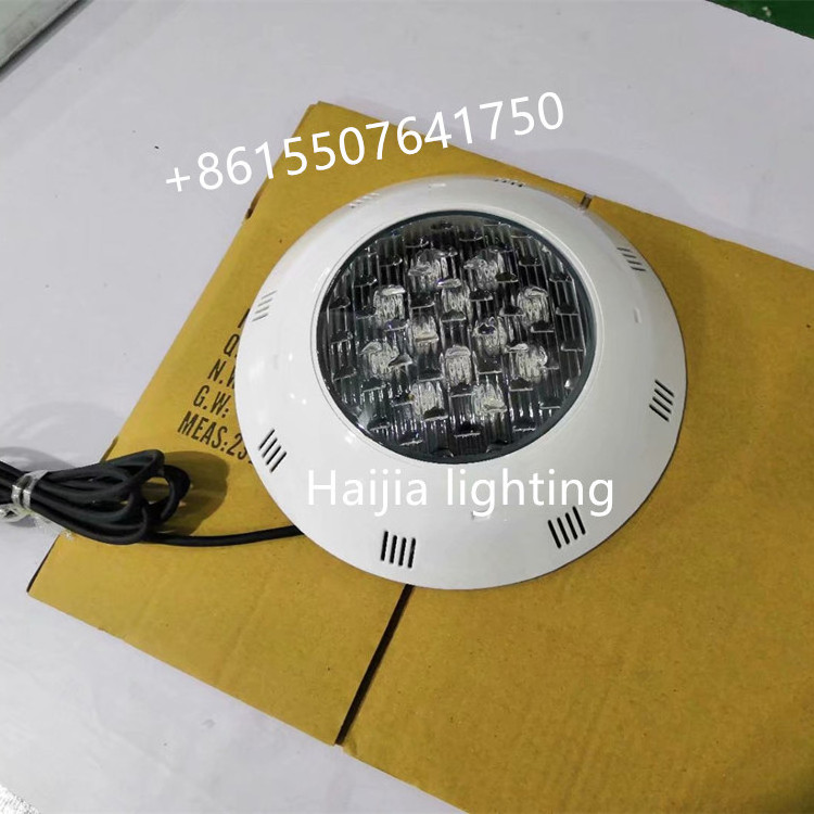 18W 12V driver and led are filled resin glue 100% waterproof underwater Surface mounted par 56 swimming pool led lights