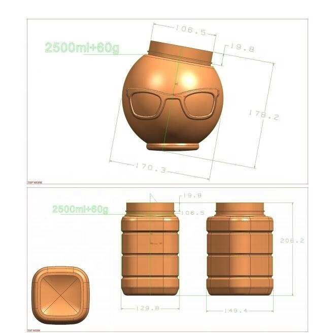 Blow mold plastic Christmas