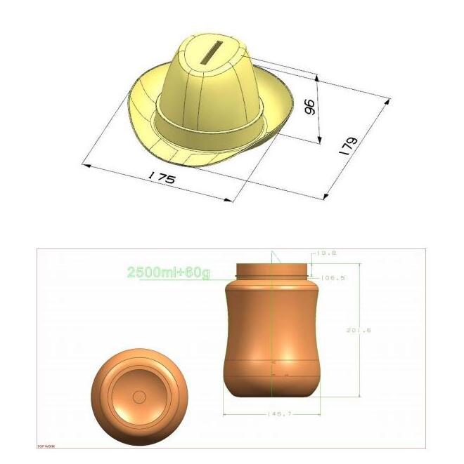 wholesale christmas blow molds