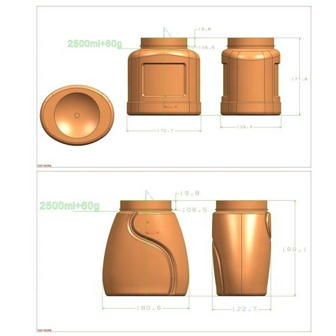 Blow mold plastic Christmas